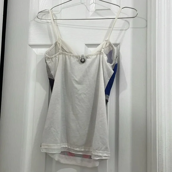 White sparkly sequins tank size s/m by Kessley. Perfect for cat lovers. NWT - Picture 6 of 8